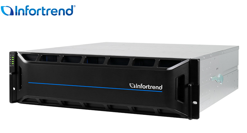 EonStor CS 3016G 왼쪽 측면