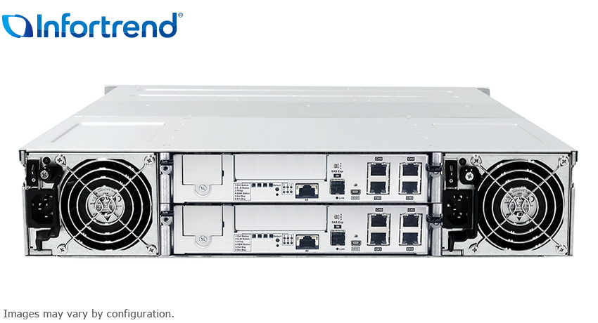 EonStor DS 1012 후면