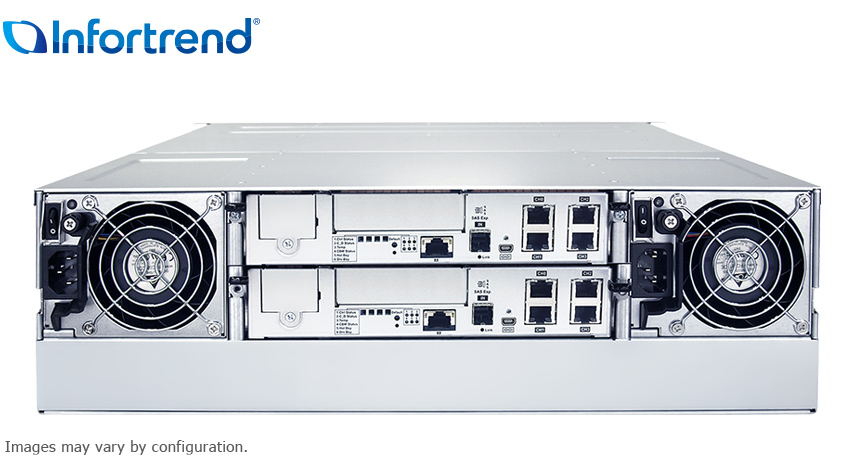 EonStor DS 2016 후면