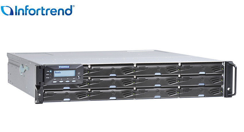 EonStor DS 3012U 왼쪽 측면