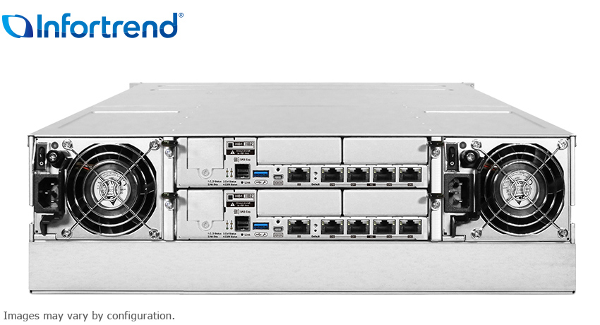 EonStor DS 3016U 후면