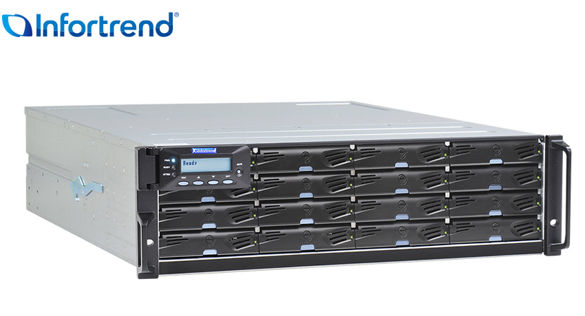 EonStor DS 3016U 왼쪽 측면