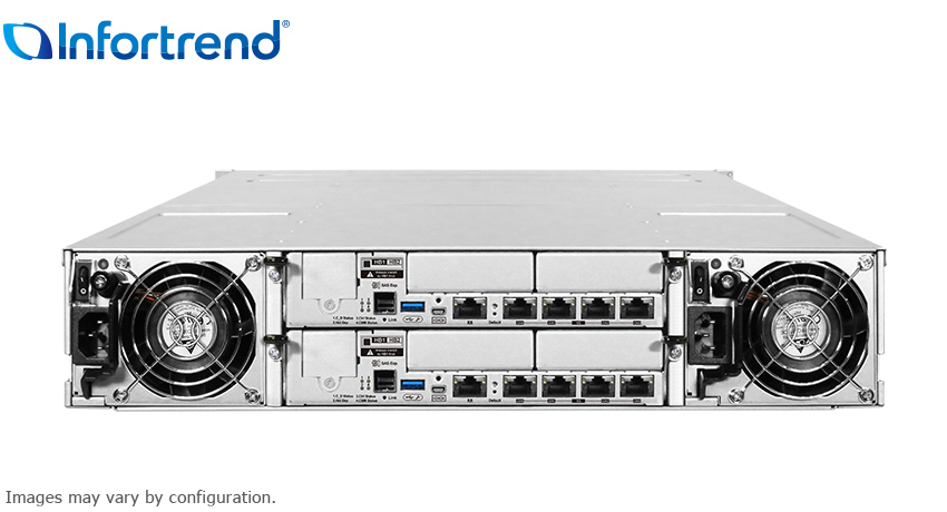 EonStor DS 3024U 후면