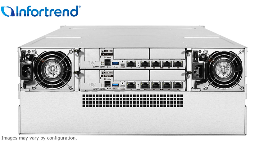 EonStor DS 3024U 후면