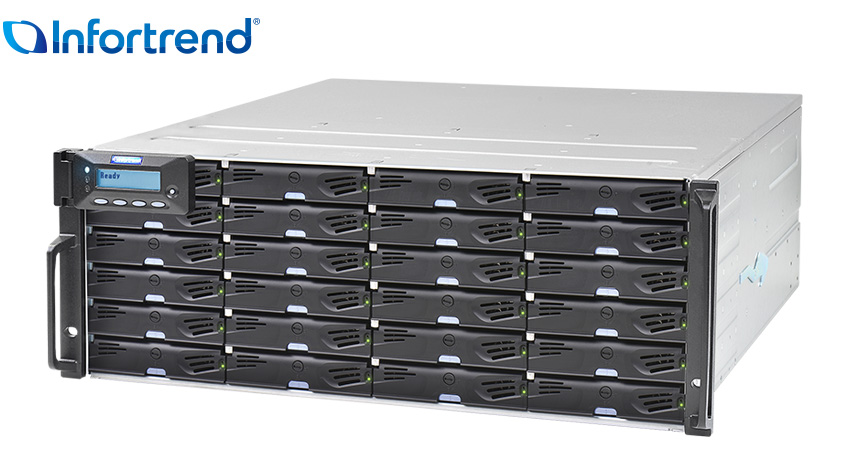 EonStor DS 3024U 오른쪽 측면