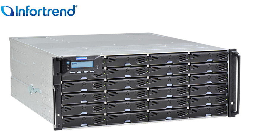 EonStor DS 3024U 왼쪽 측면