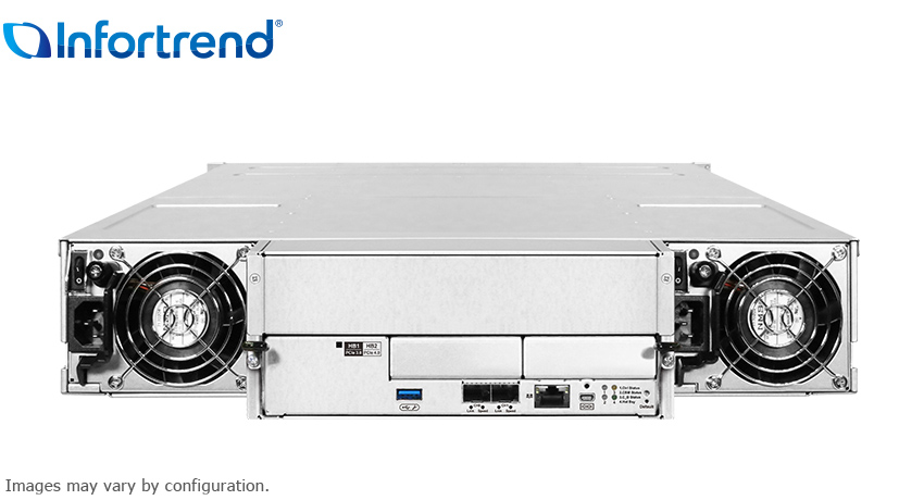 EonStor GSe 3024 후면